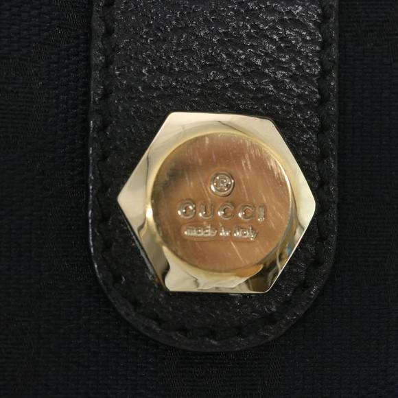 GUCCI GG Canvas Hand Bag Black 153361 Auth 66928 - Picture 10 of 16